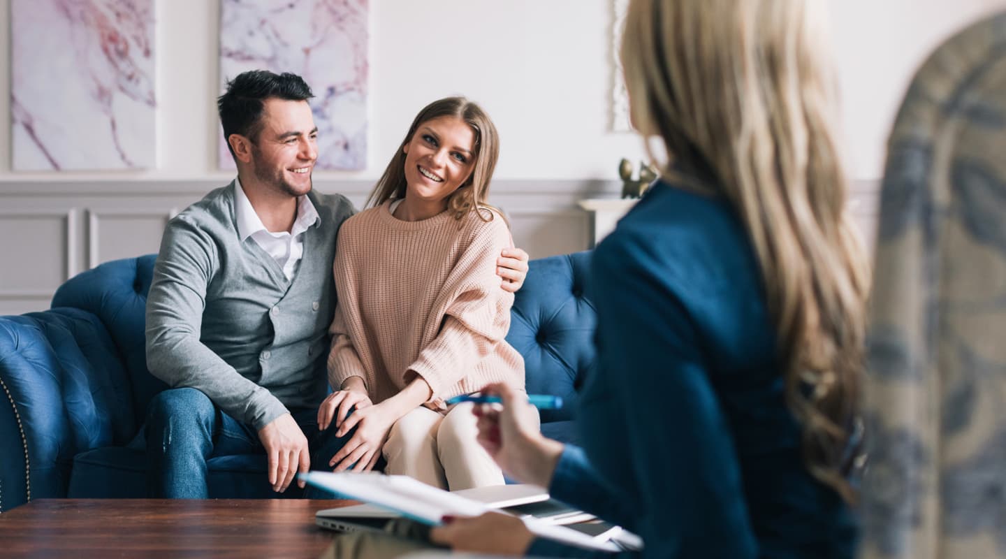 Smiling Therapy Couple